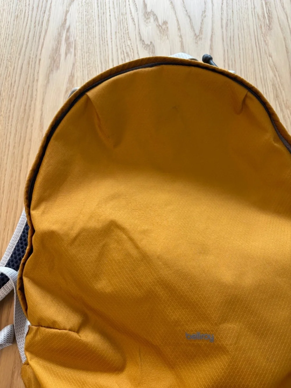 Bellroy Lite Daypack 20L Backpack in discontinued Mustard/Orange colorway